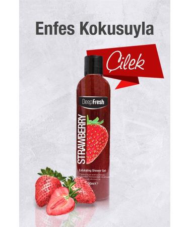 Deep Fresh Purifying Shower Gel Strawberry 400 Ml - Buy Online on GoSupps.com