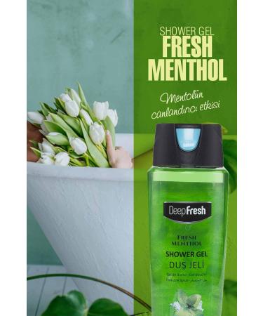 Deep Fresh Practical Cover Shower Gel Fresh Menthol 3 X 500 Ml - Buy Online on GoSupps.com
