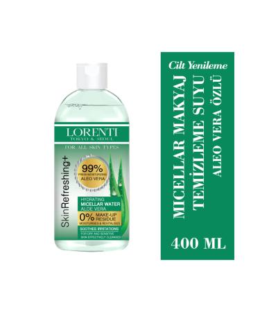 LORENT Aloe Vera Extract Micellar Make-Up Remover Water 400 ml