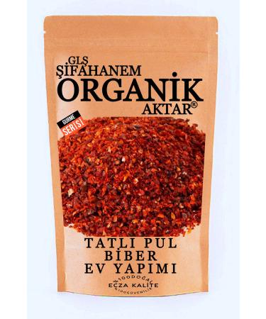 GL FAHANEM ORGANIC AKTAR Hot Pepper Flakes Hatay Samanda Pure 500 gr