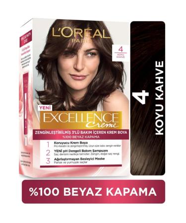 L'Oreal Paris Excellence Cream 4 Dark Brown