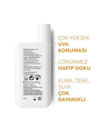 La Roche Posay Face Sun Cream - Anthelios Shaka Fluid Spf 50 + 50 Ml + Thermal Water 50 Ml - Buy Online on GoSupps.com