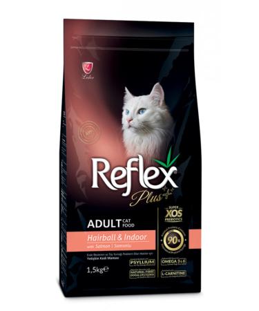 Reflex Hairball Adult Cat Food with Salmon for Cats 1.5 Kg