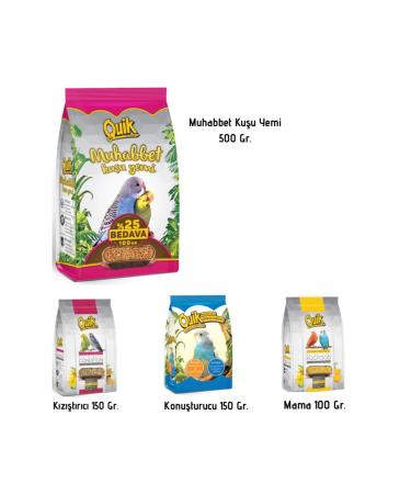 Quik Bird Food Conditioning Talker Food and Feed Set