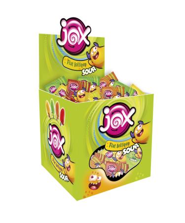 JOX Sour Fruit Flavored Flat Lollipop 8 g x 120 Pcs