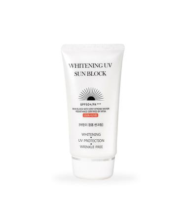 Jigott Anti-Wrinkle Whitening Sun Care Cream for Freckled and Blemished Skin Spf 50 + / Pa +++