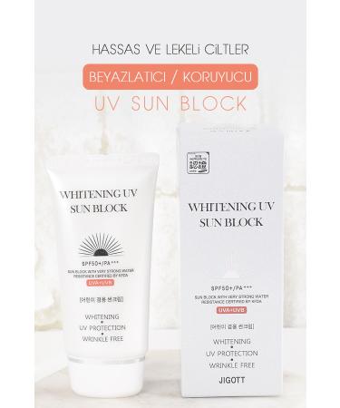 Jigott Anti-Wrinkle Whitening Sun Care Cream for Freckled and Blemished Skin Spf 50 + / Pa +++ - Buy Online on GoSupps.com