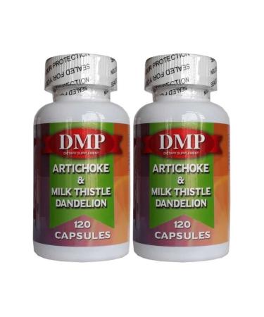 DMP Artichoke Milk Thistle 120 Capsules 2 Boxes