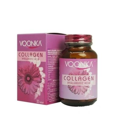 Voonka Collagen Hyaluronic Acid 32 Tablets Skt032023