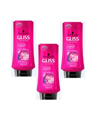 Gliss Supreme Length Shampoo 525 ml X 3 Pieces