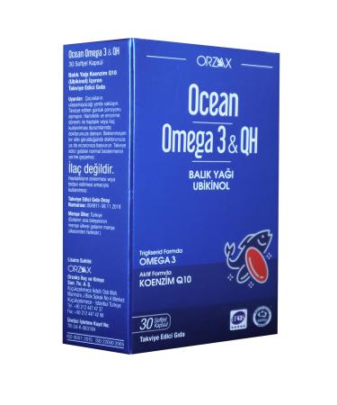 Ocean Omega 3 Qh Fish Oil 30 Softgel Capsules