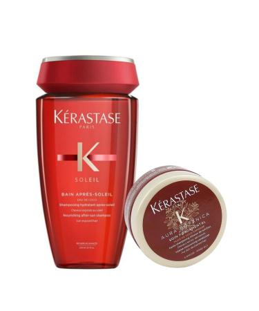 Kerastase After Sun Nourishing Shampoo 250 ml + Aura Botanica Mask 75 ml