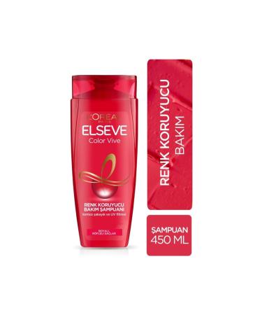 Elseve L'or al Paris Colorvive Color Protective Care Shampoo 450 Ml X 4 Pieces