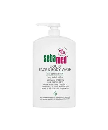 Sebamed Liquid Face Body Cleanser 1000ml