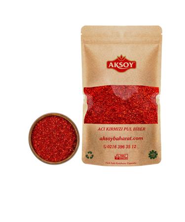 AKSOY Hot Red Pepper Flakes (EXTRA HOT) 500 gr