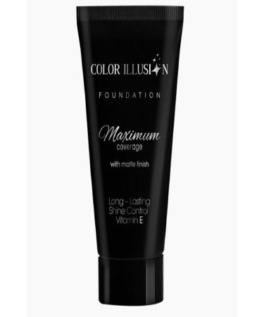 Huncalife Color Illusion Long-Lasting Matte Foundation - Crystal Beige 30 Ml