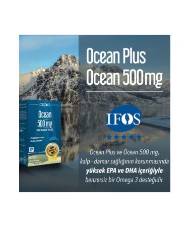 Ocean 500mg 60 Capsules Lemon Flavored Pure Fish Oil - Buy Online on GoSupps.com