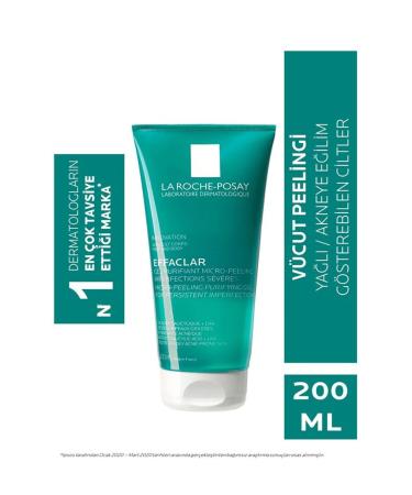 La Roche Posay EFFACLAR MICRO-PEELING GEL FACE AND BODY PURIFYING GEL-200ML