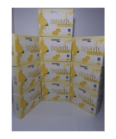 S hhat Pharma Throat Lozenge Lemon & Vitamin C 24 Drops X 10 Pcs