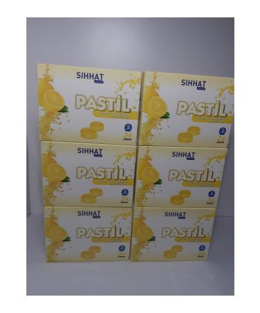 S hhat Pharma Throat Lozenge Lemon & Vitamin C 24 Drops X 6 Pieces