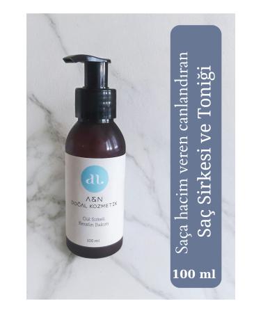 A&N Herbal Keratin Care and Rose Vinegar Hair Vinegar Nourishing Hair Tonic