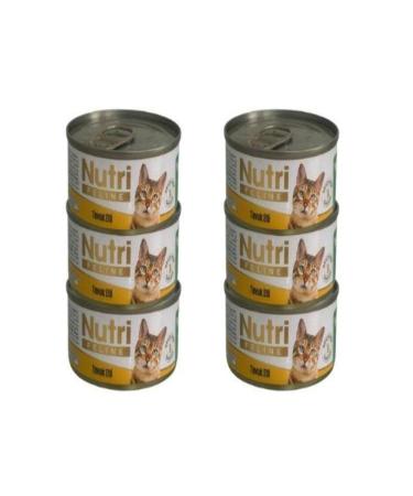 Nutri NUTRI FELINE CHICKEN MEAT CANNED FOOD 85 GR X 6 PIECES