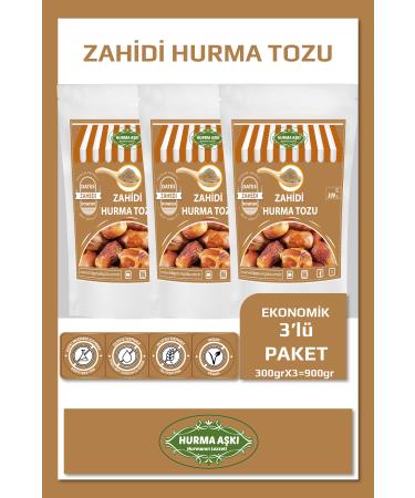 Date Love Date Powder Zahidi 300GrX3 900Gr