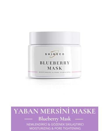 Shineco Blueberry Mask 50 ml - Moisturizing & Pore Tightening - Buy Online on GoSupps.com