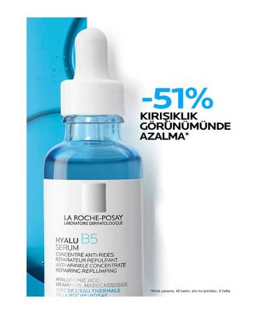 La Roche Posay HYALU B5 ANTI-WRINKLE SERUM ANTI-WRINKLE AND PLUMMING SERUM-30 ML - Buy Online on GoSupps.com