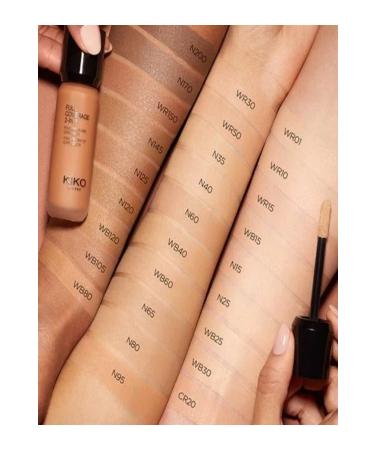 kiko milano Full Coverage - 2 in 1 Matte Finish Concealer & Foundation for Normal to Oily Skin 25ml - Buy Online on GoSupps.com