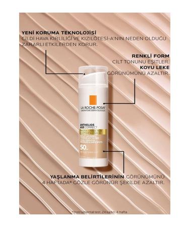 La Roche Posay ANTI-STAIN ANTHEL OS AGE CORRECT CC CREAM-50 ML - Buy Online on GoSupps.com