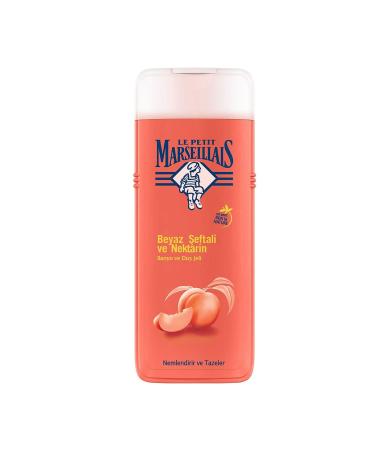 Le Petit Marseillais White Peach and Nectarine Moisturizing Bath and Shower Gel 400 Ml-MFREYON00428