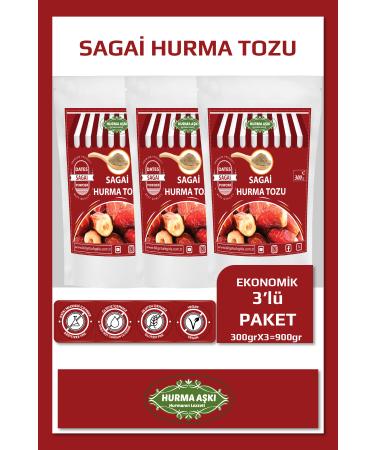 Date Love Date Powder Sagai 300GrX3 900Gr