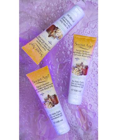 Secret Age Royal Jelly Face and Make-Up Cleansing Gel (Set of 3) - Buy Online on GoSupps.com