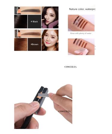 Coscelia 3 PCS PERMANENT MAKEUP THREAD MARKING DESIGN PEN WATERPROOF + PENCIL SHARPENER - Buy Online on GoSupps.com