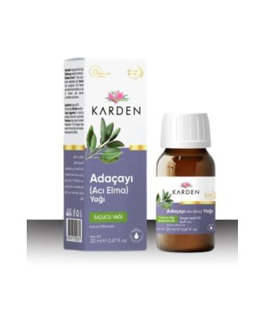 Happymodds Sage (Bitter Apple oil) 20 ml Stomach Health Appetite Immune System Anti-Inflammatory E