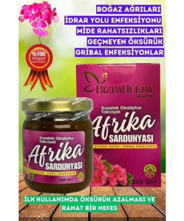 BIZIMHEKIM African Geranium Paste Special production menthol Eucalyptus 240GR