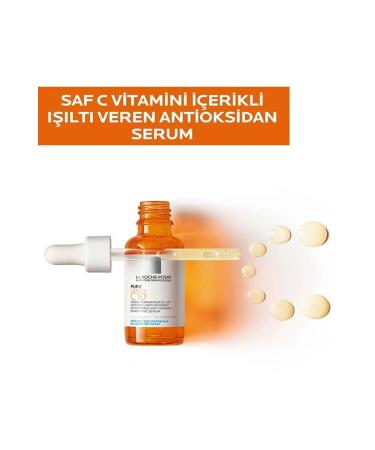 La Roche Posay LA ROCHE-POSAY PURE VITAMIN C10 SERUM PURE VITAMIN C10 SERUM RADIANT ANTIOXIDANT SERUM-30 ML - Buy Online on GoSupps.com