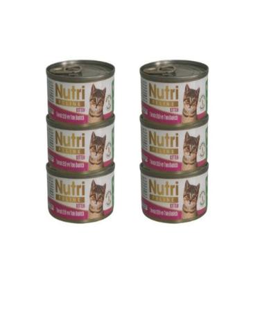Nutri NUTRI FELINE CHICKEN MEAT AND TUNA CANNED FOOD 85 GR X 6 PIECES