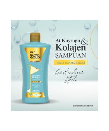 Bio Keratin Gold Horsetail & Collagen Fast Growth Effective Sulfate-Free Shampoo 700 ml