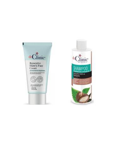 Dr. Clinic dr clinic hand cream 75ml + nettle and argan oil shampoo