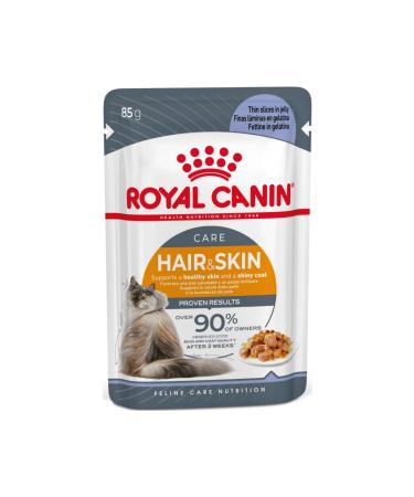 Royal Canin Royal Canin Hair Skin Cat Wet Food 85gr 12 Cat Canned Pouch - Buy Online on GoSupps.com