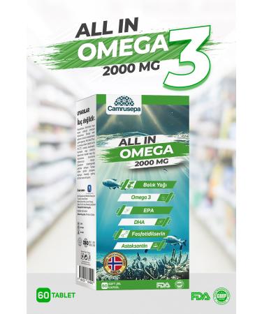 Camrusepa All In Omega 3 2000 MG