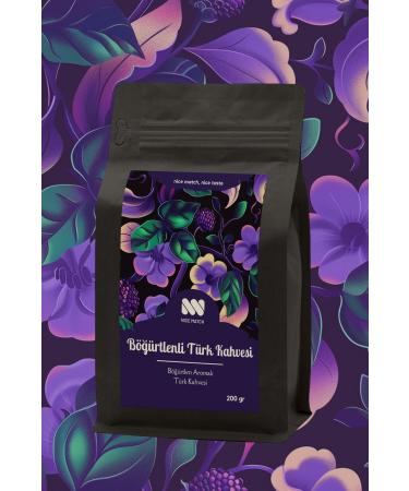 Nice Match Blackberry Turkish Coffee Blackberry Flavored Turkish Coffee 200 Gr