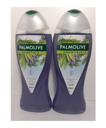 Palmolive Essentials Mediterranean Herbs Mediterranean Herbs Shower Gel 500 Ml 2 Piece Set