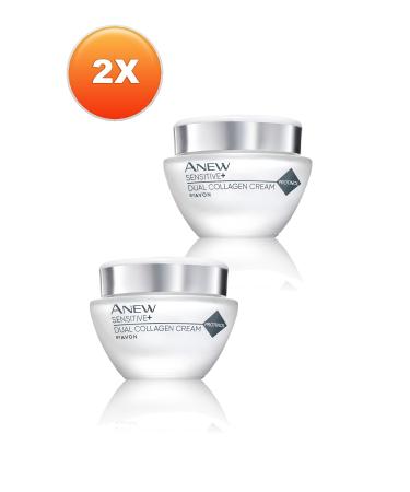 Avon Anew Sensitive Sensitive Skin Dual Collagen Face Cream 50 Ml. Set of Two - Buy Online on GoSupps.com