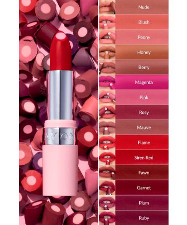 Avon Hydramatic Matte Lipstick Magenta 2-pack + Lovider Pocket Mirror - Buy Online on GoSupps.com