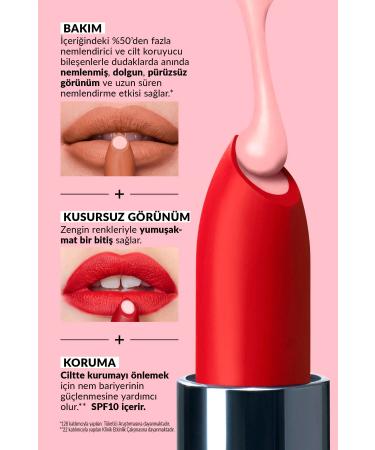 Avon Hydramatic Matte Lipstick Magenta 2-pack + Lovider Pocket Mirror - Buy Online on GoSupps.com