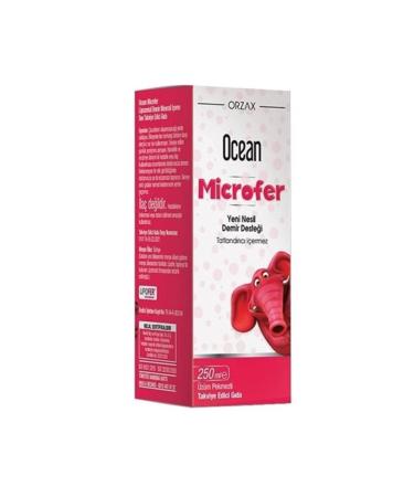 Ocean Orzax Ocean Microfer Liposomal Iron Liquid Food Supplement 250 ml