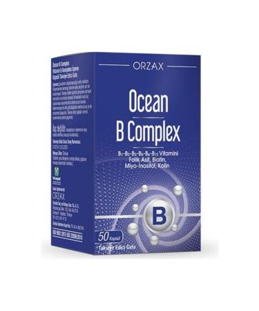 Ocean Orzax Ocean B Complex Food Supplement 50 Capsules